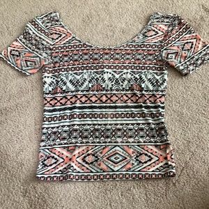 cropped aeropostale t-shirt